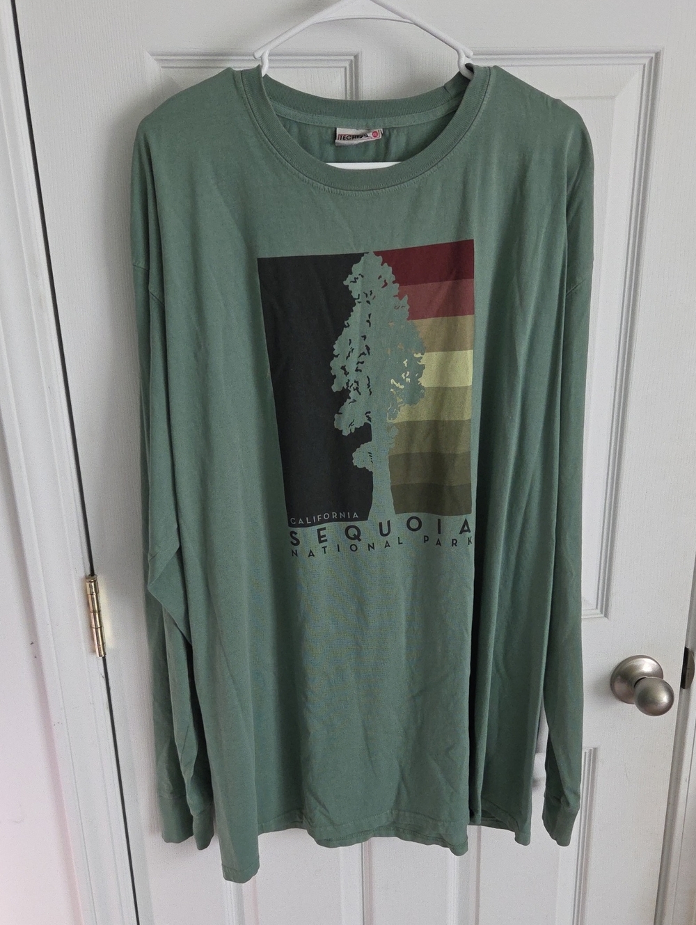 NWOT Mens Green Sequoia National Park Tee Shirt XXL
